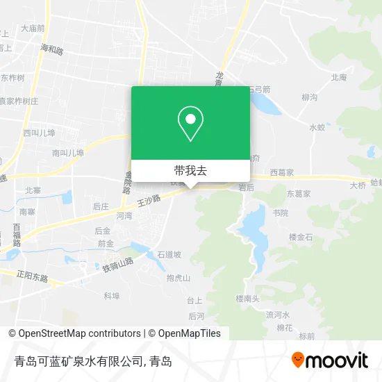 青岛可蓝矿泉水有限公司地图
