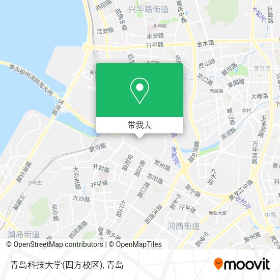 青岛科技大学(四方校区)地图
