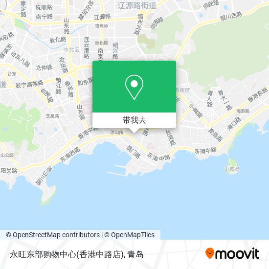 永旺东部购物中心(香港中路店)地图