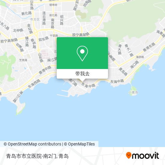 青岛市市立医院-南2门地图