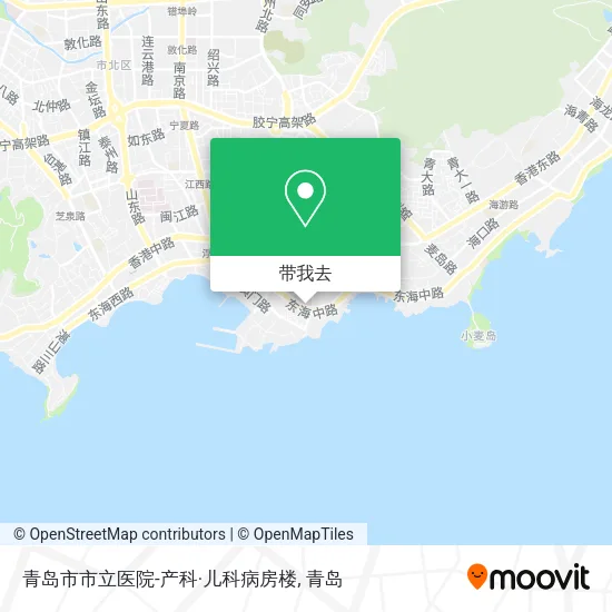 青岛市市立医院-产科·儿科病房楼地图