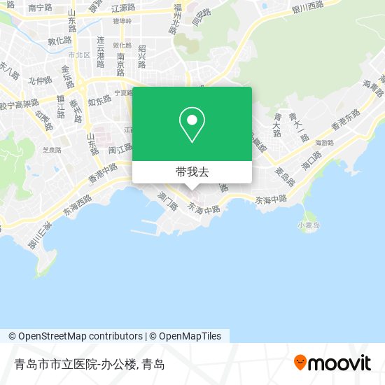 青岛市市立医院-办公楼地图