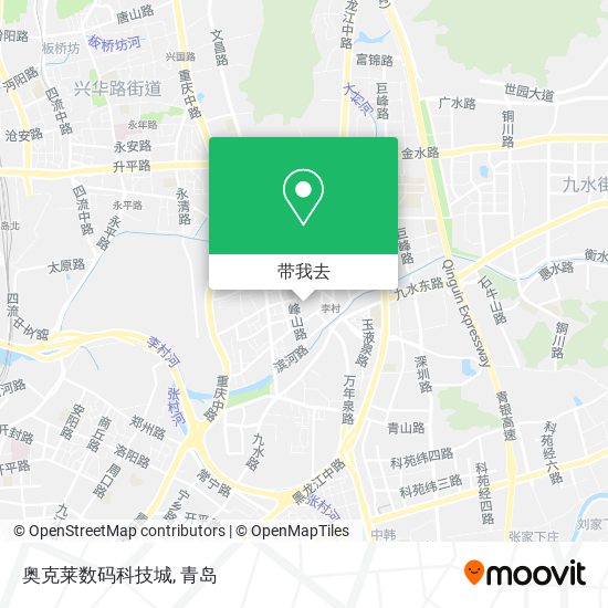 奥克莱数码科技城地图