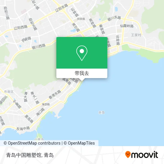 青岛中国雕塑馆地图