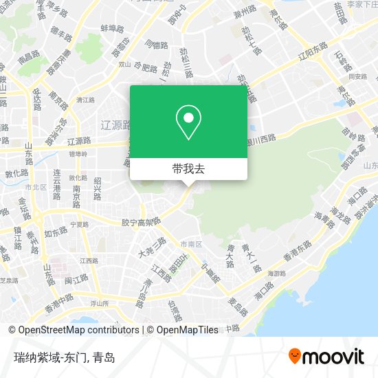 瑞纳紫域-东门地图