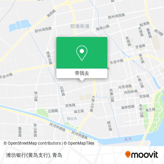潍坊银行(黄岛支行)地图