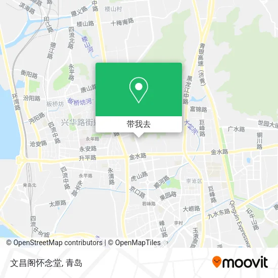 文昌阁怀念堂地图