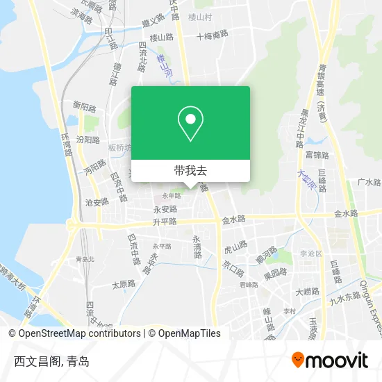 西文昌阁地图