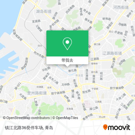 镇江北路36癸停车场地图