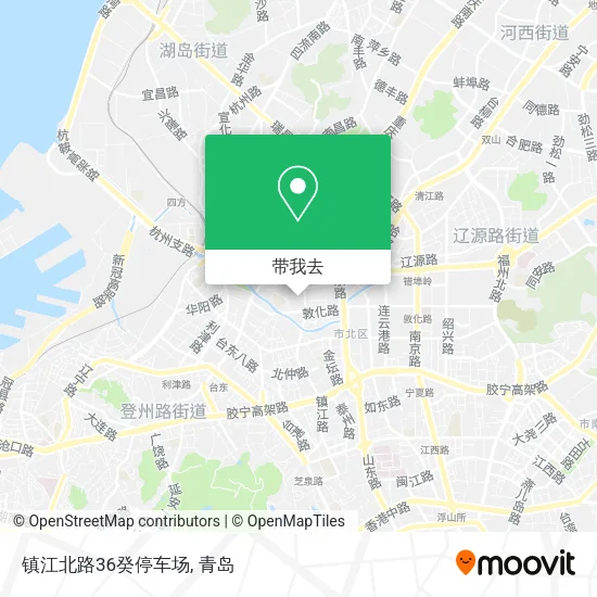 镇江北路36癸停车场地图