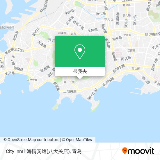 City lnn山海情宾馆(八大关店)地图