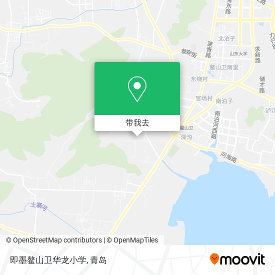 即墨鳌山卫华龙小学地图