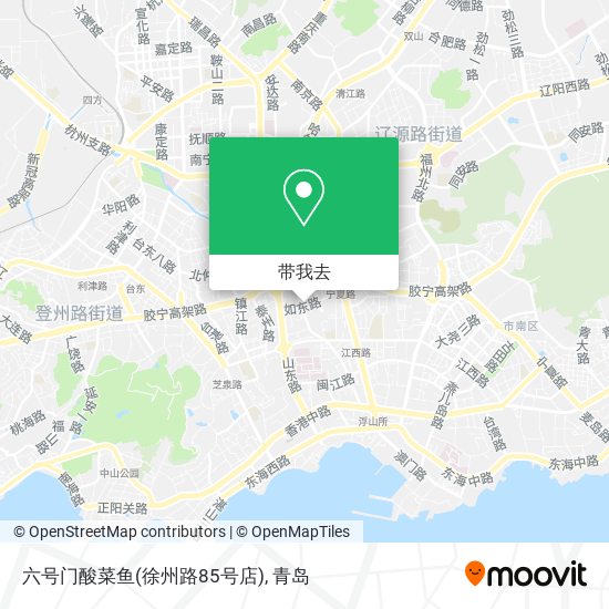 六号门酸菜鱼(徐州路85号店)地图