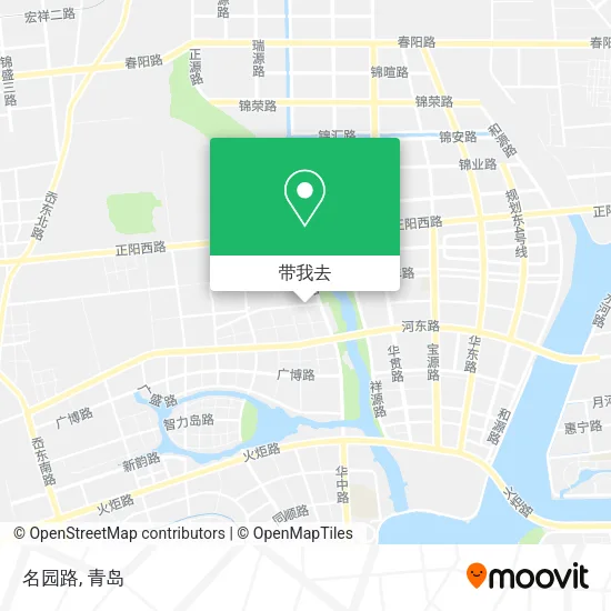 名园路地图