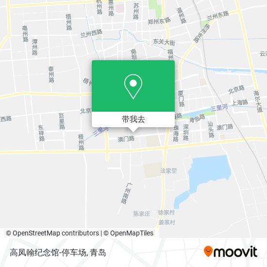 高凤翰纪念馆-停车场地图