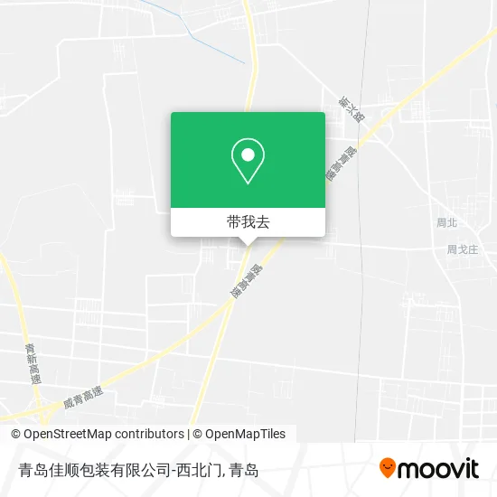 青岛佳顺包装有限公司-西北门地图