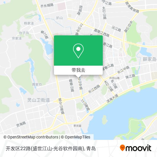开发区22路(盛世江山-光谷软件园南)地图