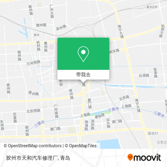 胶州市天和汽车修理厂地图