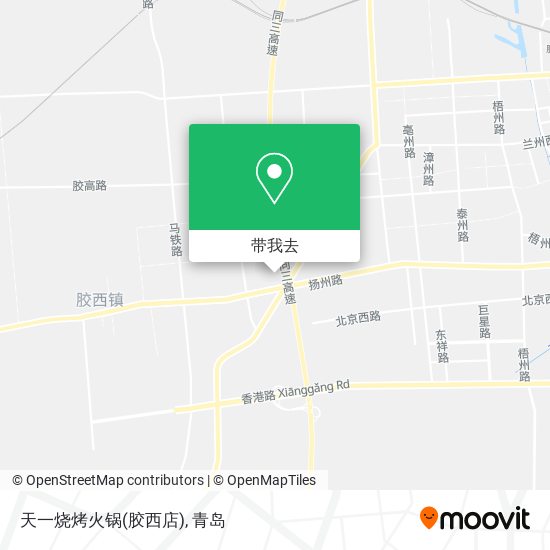 天一烧烤火锅(胶西店)地图