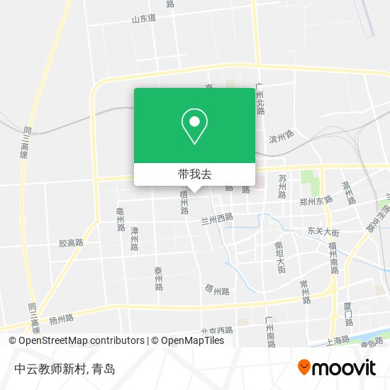 中云教师新村地图