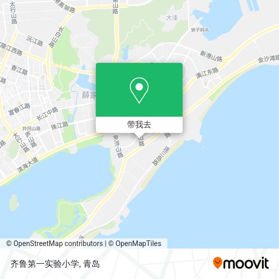 齐鲁第一实验小学地图