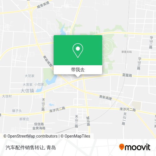 汽车配件销售转让地图