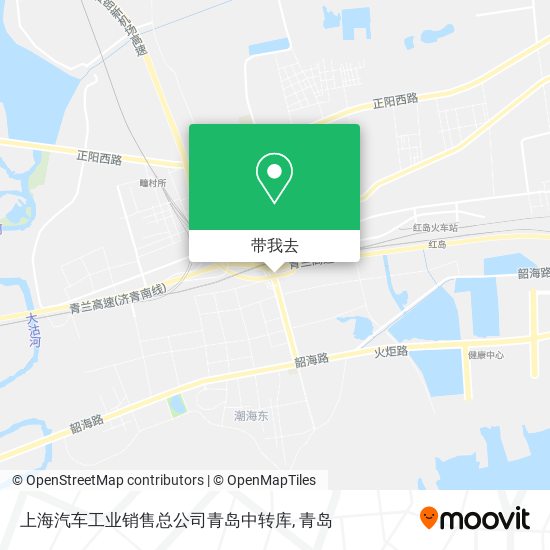 上海汽车工业销售总公司青岛中转库地图