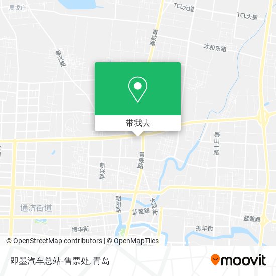即墨汽车总站-售票处地图