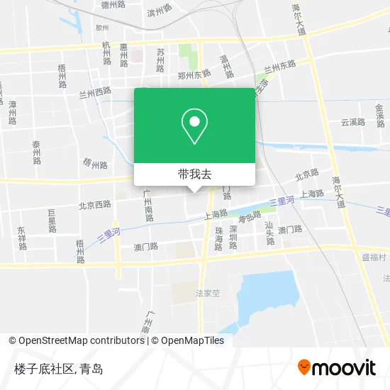 楼子底社区地图