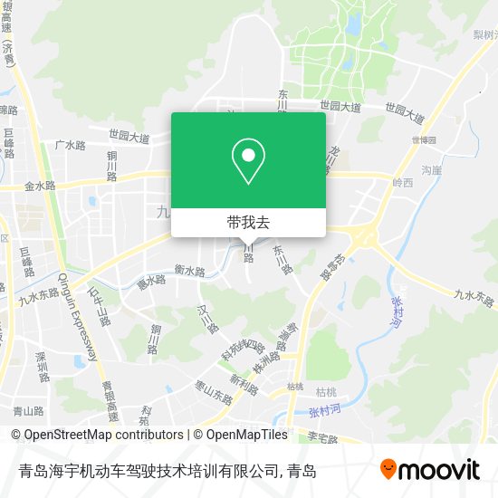 青岛海宇机动车驾驶技术培训有限公司地图