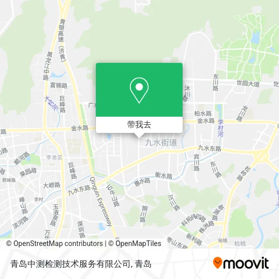 青岛中测检测技术服务有限公司地图