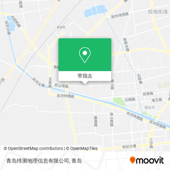 青岛纬测地理信息有限公司地图