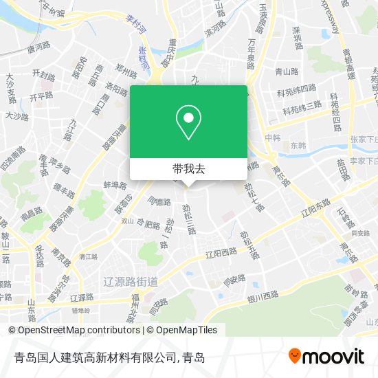 青岛国人建筑高新材料有限公司地图