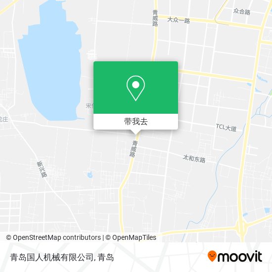 青岛国人机械有限公司地图