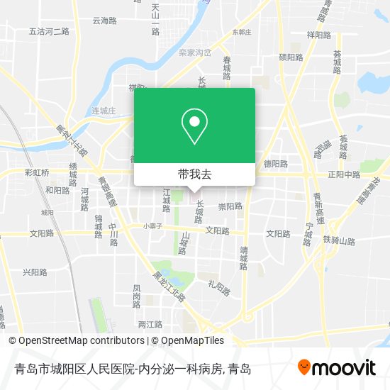青岛市城阳区人民医院-内分泌一科病房地图