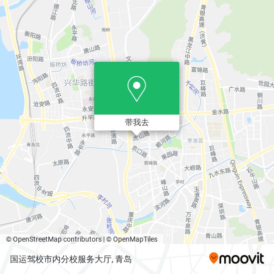 国运驾校市内分校服务大厅地图