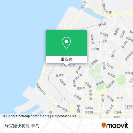 绿宝隆快餐店地图