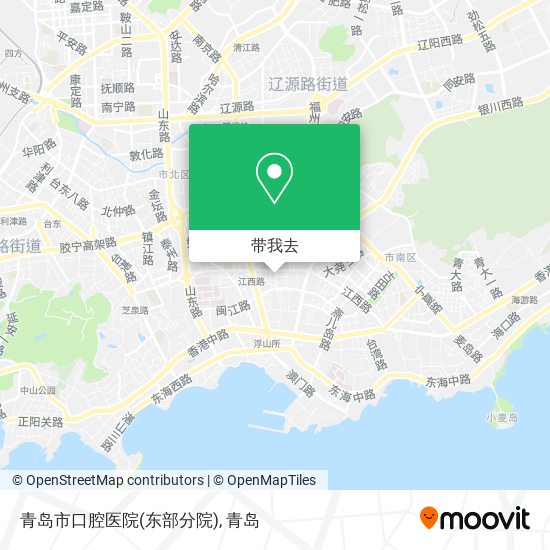 青岛市口腔医院(东部分院)地图