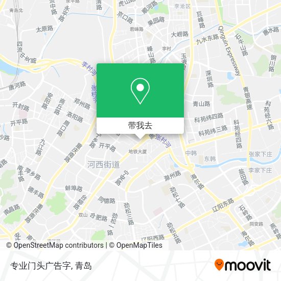 专业门头广告字地图