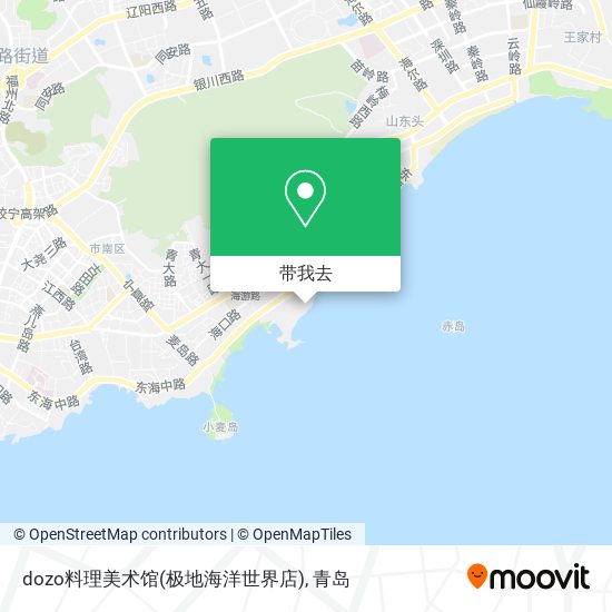 dozo料理美术馆(极地海洋世界店)地图