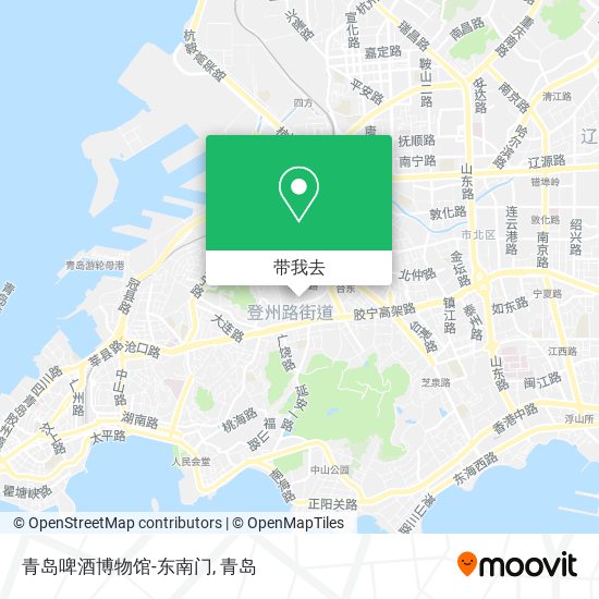 青岛啤酒博物馆-东南门地图