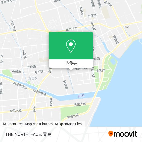 THE NORTH. FACE地图