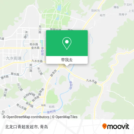 北龙口青超发超市地图