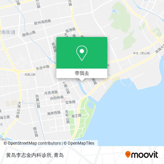 黄岛李志金内科诊所地图