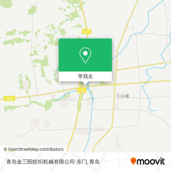 青岛金三阳纺织机械有限公司-东门地图