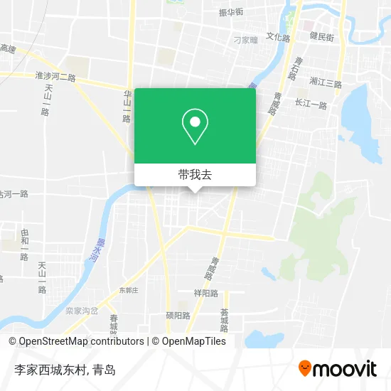 李家西城东村地图