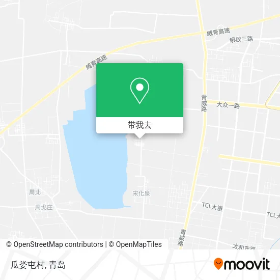 瓜娄屯村地图