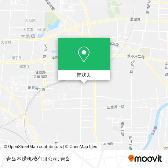 青岛本诺机械有限公司地图