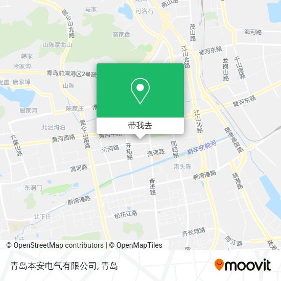 青岛本安电气有限公司地图
