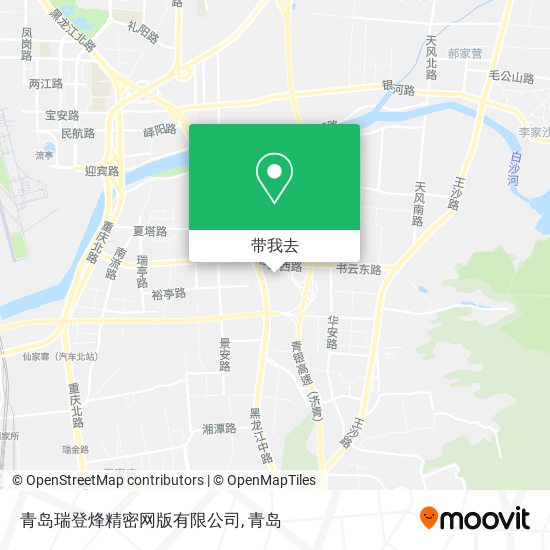 青岛瑞登烽精密网版有限公司地图